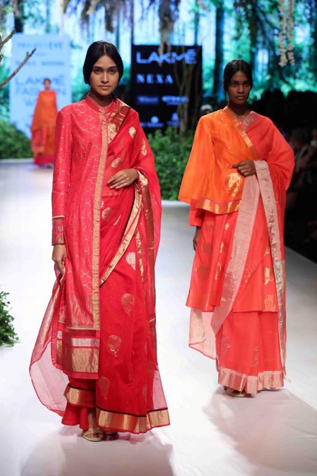 Shraddha Kapoor walks the ramp for Rahul Mishra In Lakme Fashion Week