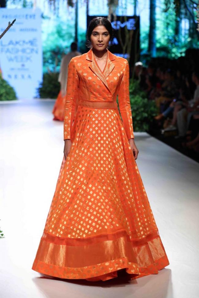 Shraddha Kapoor walks the ramp for Rahul Mishra In Lakme Fashion Week