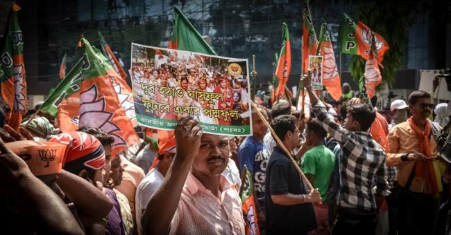 BJP holds protest march to Lalbazar, clashes with police