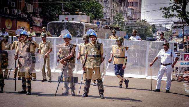 Kolkata Police's security arrangements ahead of BJP's 'march to Lalbazar'