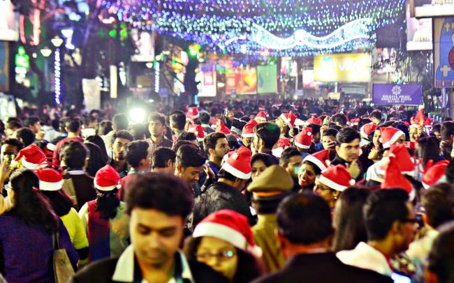 Glimpses of Christmas celebration in the city of joy 