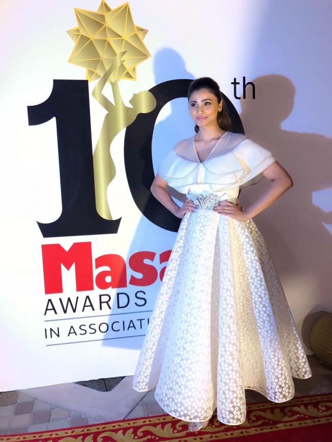 Daisy Shah spells her charm at Masala Awards 2017