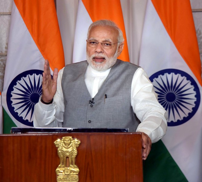 PM Modi addresses Rashtriya Jan Jagriti Dharam Sammelan at Srisailam