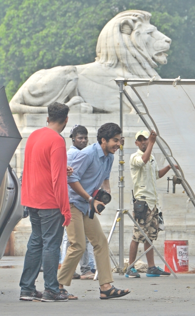 Janhvi Kapoor, Ishaan Khatter shoot at Victoria Memorial for Dhadak