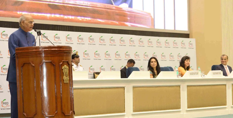 Ram Nath Kovind Attends the 34th Annual Session of FICCI Ladies Organisation