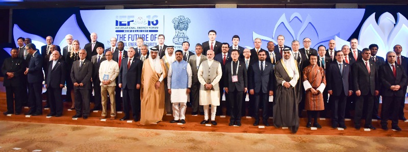 PM Modi Union Minister Dharmendra Pradhan participate at 16th International Energy Forum Ministerial meeting