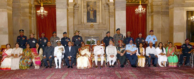 President Kovind, PM Modi meet at Defence Investiture Ceremony-II in New Delhi