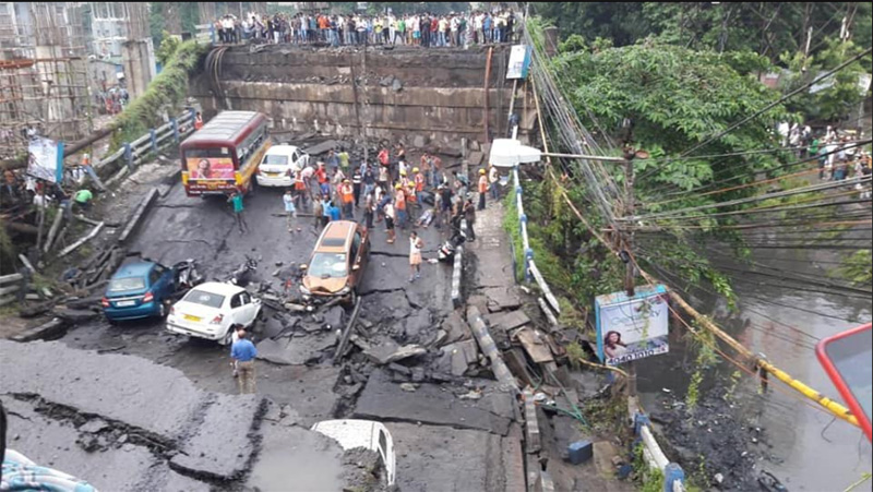 Several feared dead as major bridge collapses in Kolkata, rescue ops underway