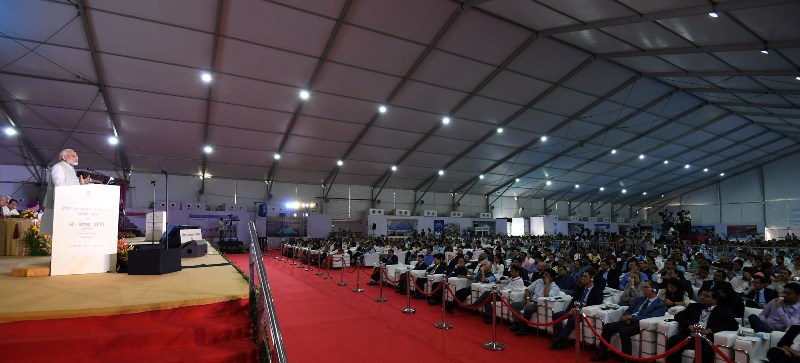 PM Modi addresses stone laying ceremony of India International Convention and Expo Centre in Delhi
