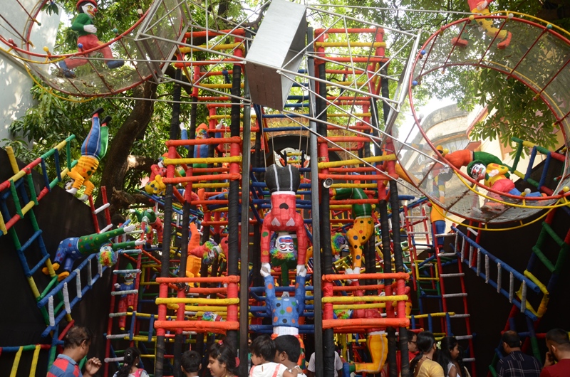 Hindustan Park: An attraction for pandal hoppers