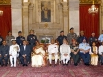 President Kovind, PM Modi meet at Defence Investiture Ceremony-II in New Delhi
