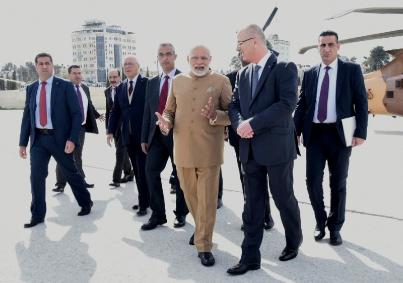 PM Modi visits Palestine