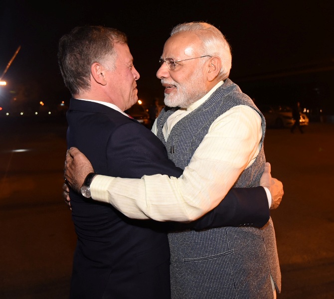 The King of Jordan Abdullah II Bin Al-Hussein Visits India