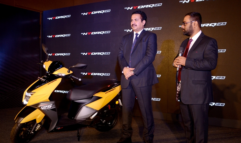 TVS Motor Company launches its first 125cc scooter in Kolkata 