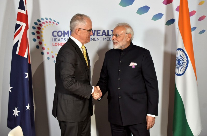 PM Modi meets Australia PM in London