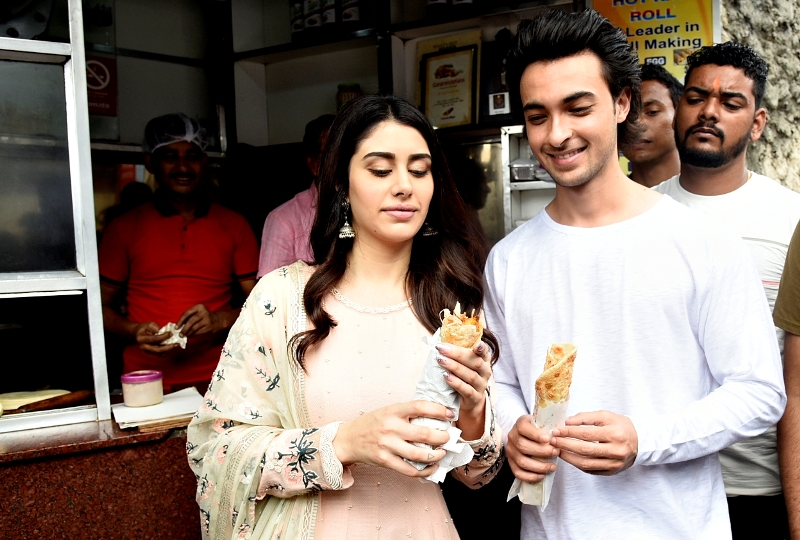 Salman Khan's brother-in-law Aayush promotes Loveratri along with debutant actress Warina Hussain