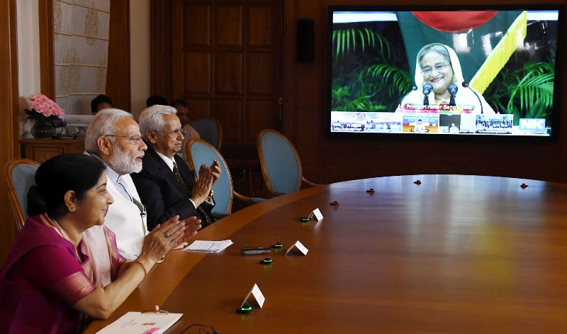 Modi, Hasina, Mamata, Biplab Deb dedicate projects in Bangladesh