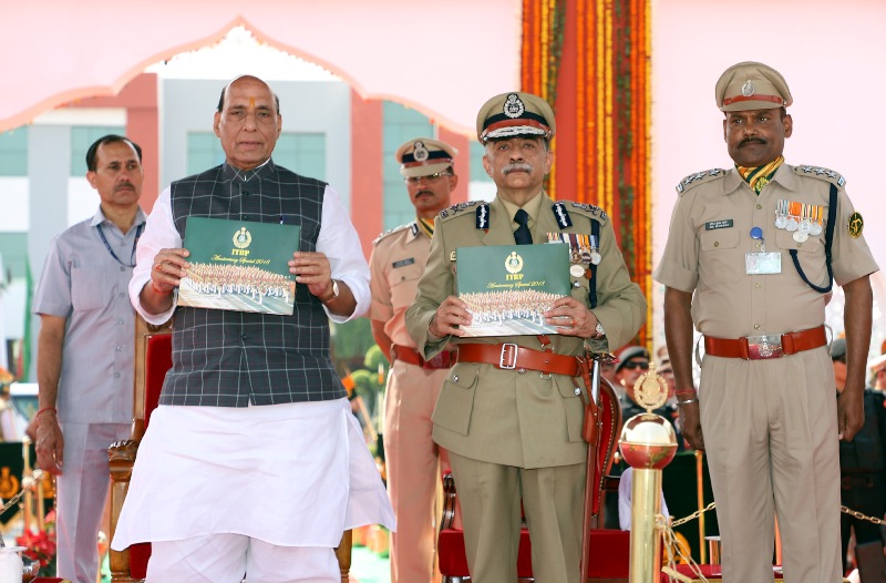 Rajnath Singh attends 57th Raising Day Parade of Indo-Tibetan Border Police