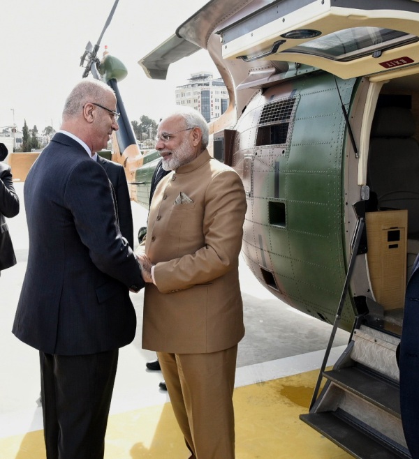 PM Modi visits Palestine