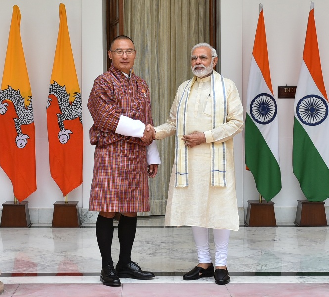 Bhutan PM visits India 