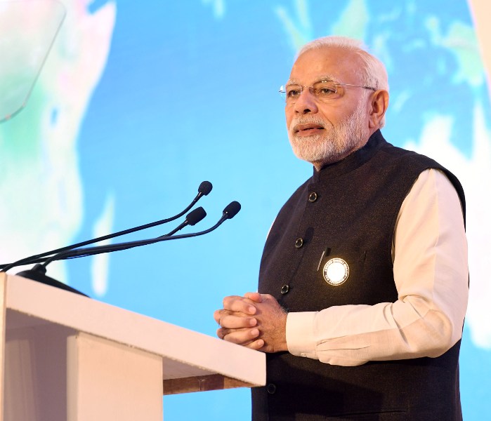 PM Modi addresses Mahatma Gandhi International Sanitation Convention in New Delhi
