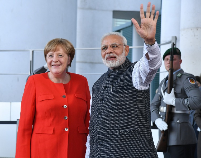 PM Modi meets German Chancellor Angela Merkel 