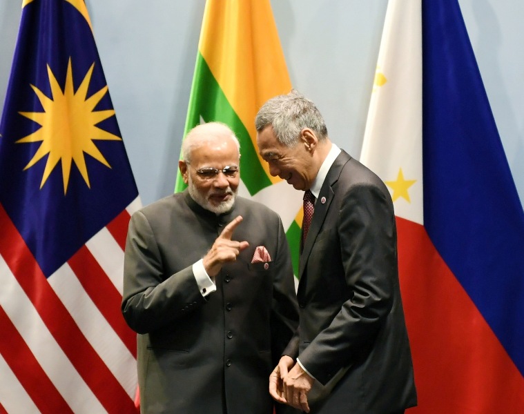 PM Narendra Modi in Singapore