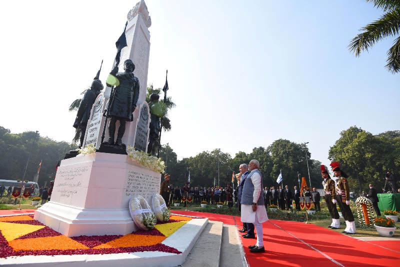 Israel PM Netanyahu visits India