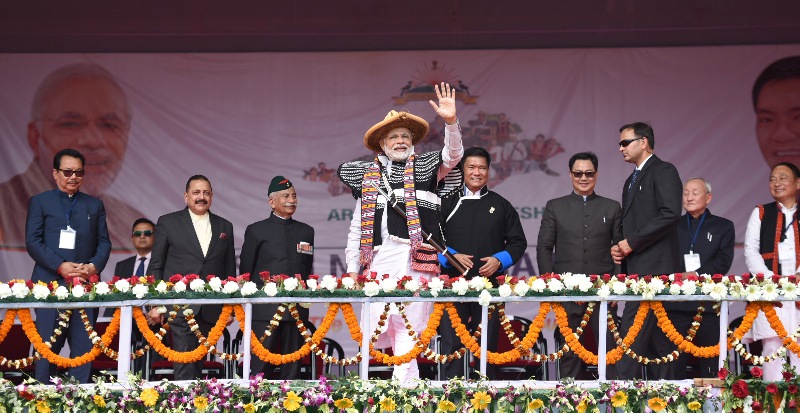 PM Modi visits Arunachal Pradesh