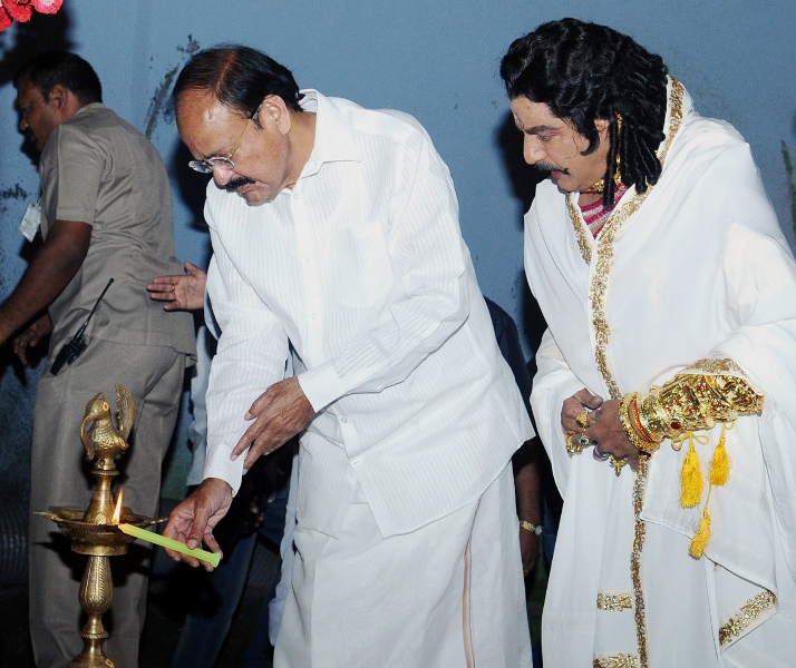 The VP M Venkiaha Naidu in Hyderabad 