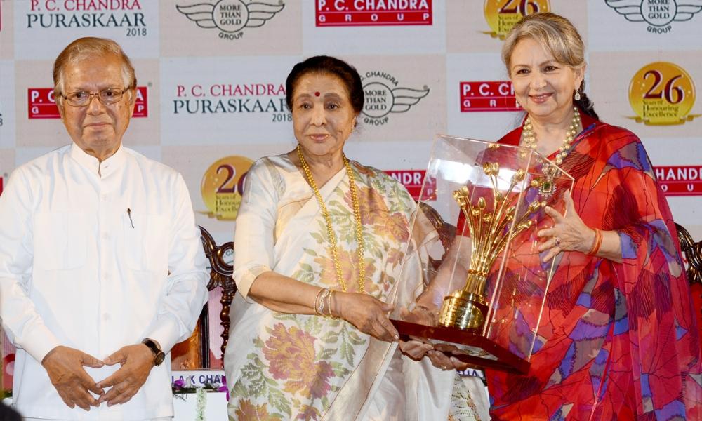 P.C. Chandra Group felicitates Asha Bhonsle in Kolkata