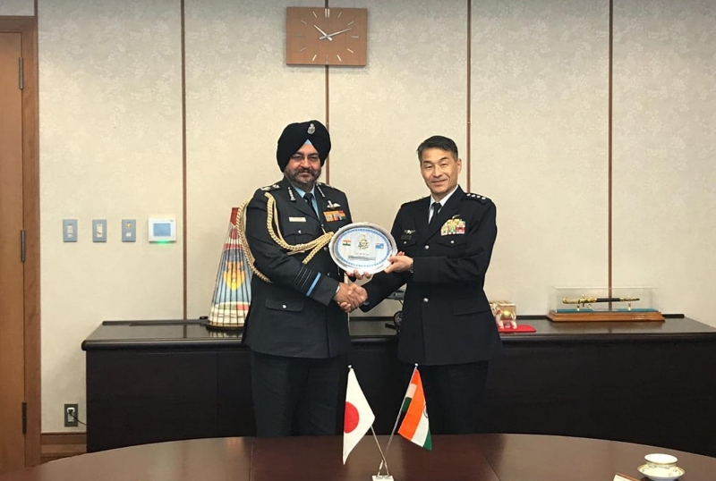 Air Chief Marshal Birender Singh Dhanoa meets officials in Japan 