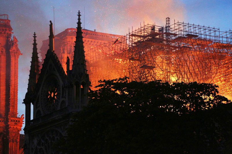 Fire destroys the iconic Notre Dame Cathedral of Paris