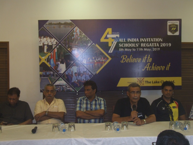 Officials of the 47th All India School Rowing Championship hold press meet 