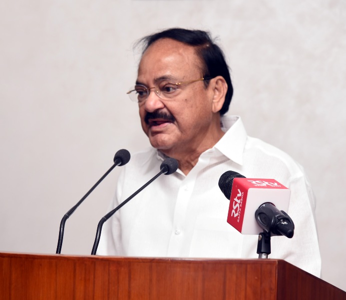 Vice President Naidu addresses children from Nanhi Duniya organisation