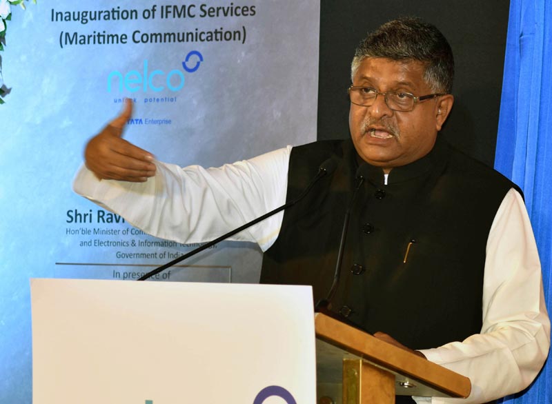 Ravi Shankar Prasad addresses Maritime Communication Services
