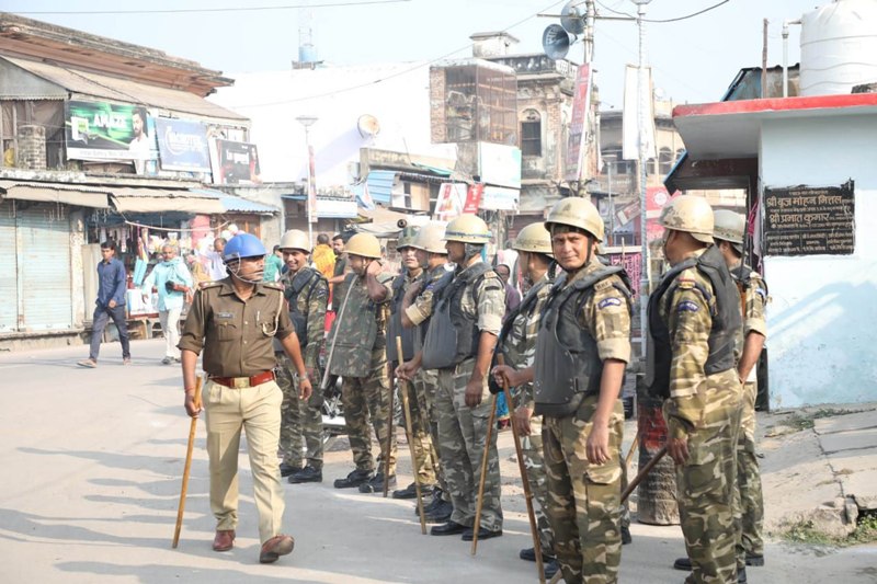 Security forces deployed in Ayodhya ahead of Supreme Court verdict on Saturday