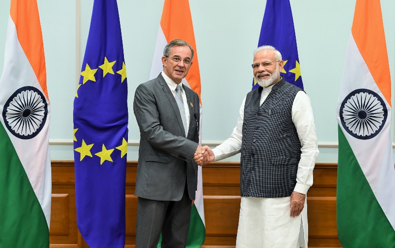 European Union delegation members meet PM Narendra Modi 