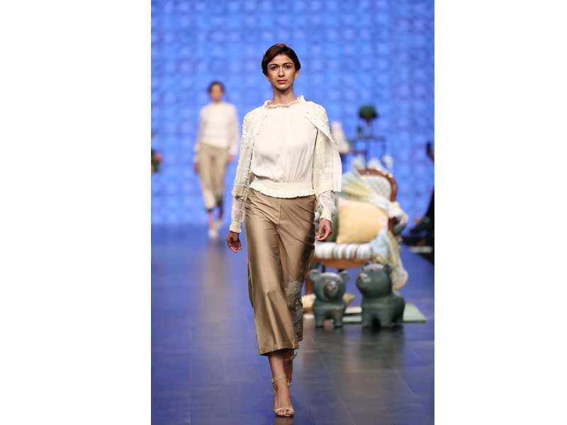 Designer Varun Bahl showcases his collection on LFW Day 1