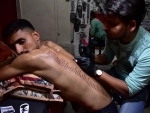 Rajasthan youth tattoos martyred soldiers' names in body