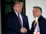 Donald Trump welcomes Hungarian Prime Minister Viktor Orban at White House