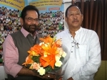Nagaland MLA Zhaleo Rio meets Mukhtar Abbas Naqvi