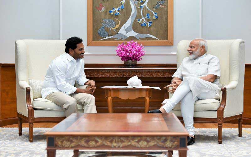 Jagan Mohan Reddy meets PM Modi in New Delhi