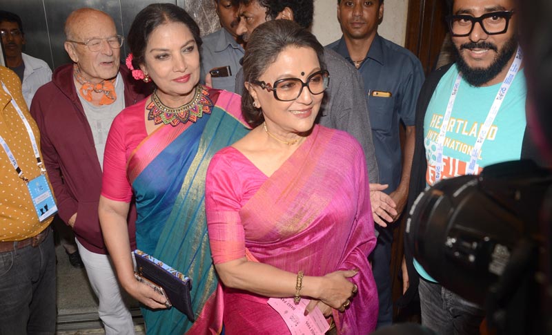 Shabana Azmi, Aparna Sen attend special screening of Sumantro Ghoshal's Kaifinama