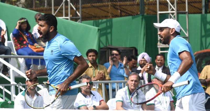 Italy beat India to enter the main round of Davis Cup Tennis
