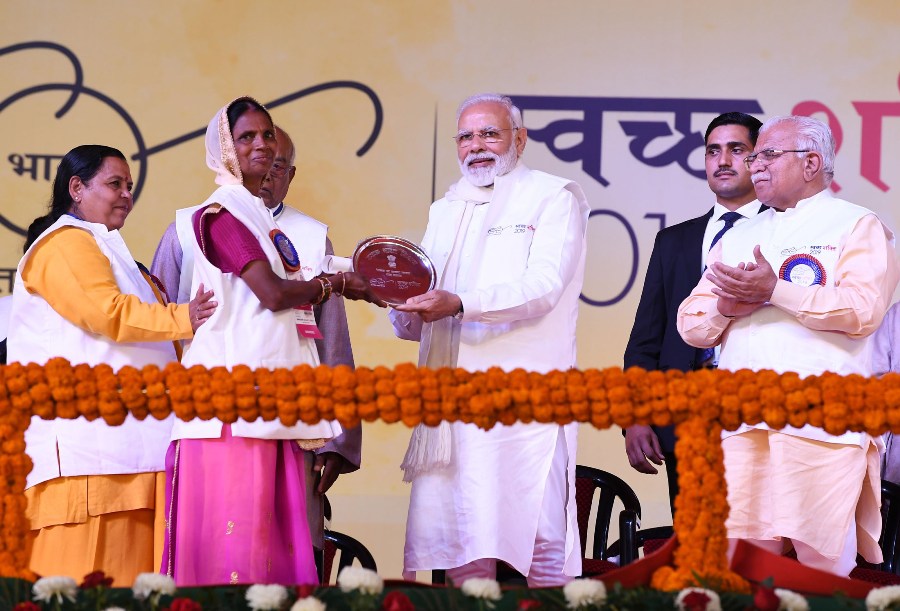Prime Minister Narendra Modi in Haryana