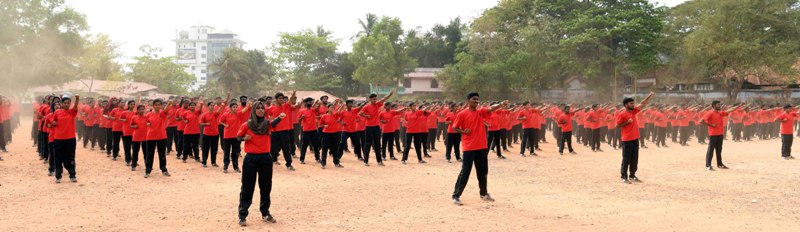 KVYAF at passing out parade in Thiruvananthapuram