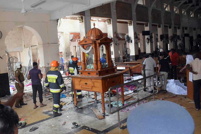 Ten Images of Sri Lanka after serial blasts