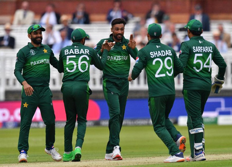 Pakistan win the match against South Africa during ICC Cricket World Cup 2019 at Lords