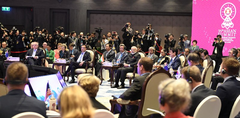 Modi meets global leaders in Bangkok